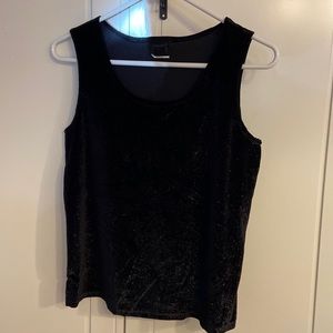 Sparkly velvet shell